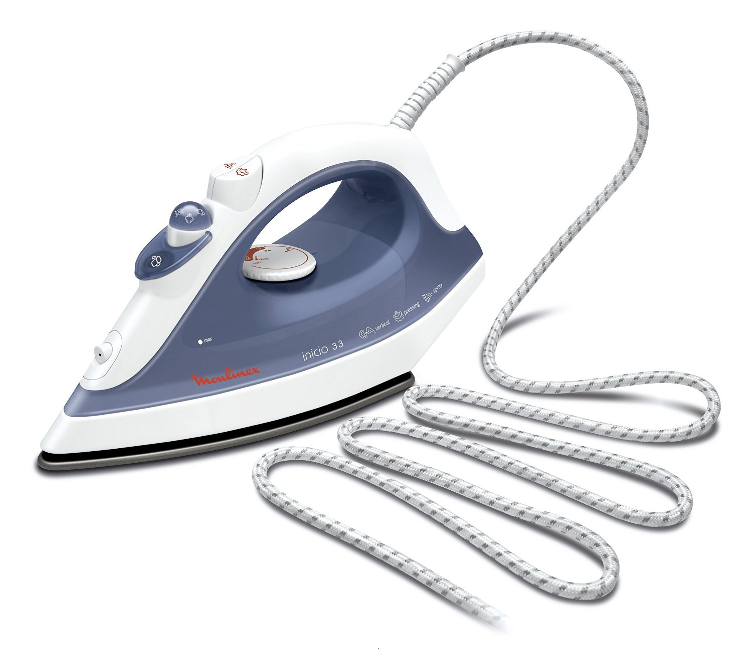 Moulinex IM1233E0 iron Steam iron Stainless Steel soleplate – image 6