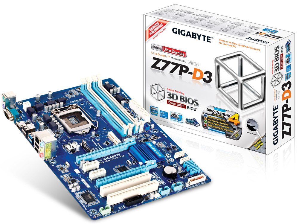 GIGABYTE GA-Z77P-D3 motherboard Intel Z77 LGA 1155 (Socket H2) ATX – image 4