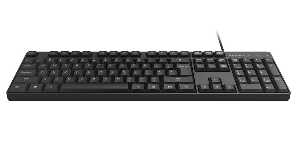 Philips 200 Series SPK6254/39 keyboard Home USB Black – image 2