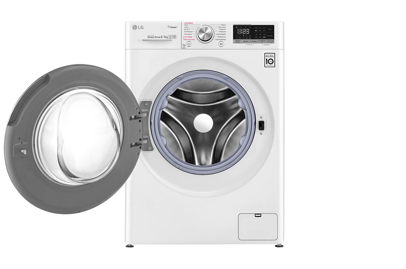 LG F854N41WR washer dryer Freestanding Front-load White – image 2
