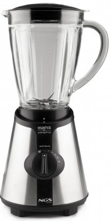 NGS Maeva 1.5 L Tabletop blender 700 W Black, Silver