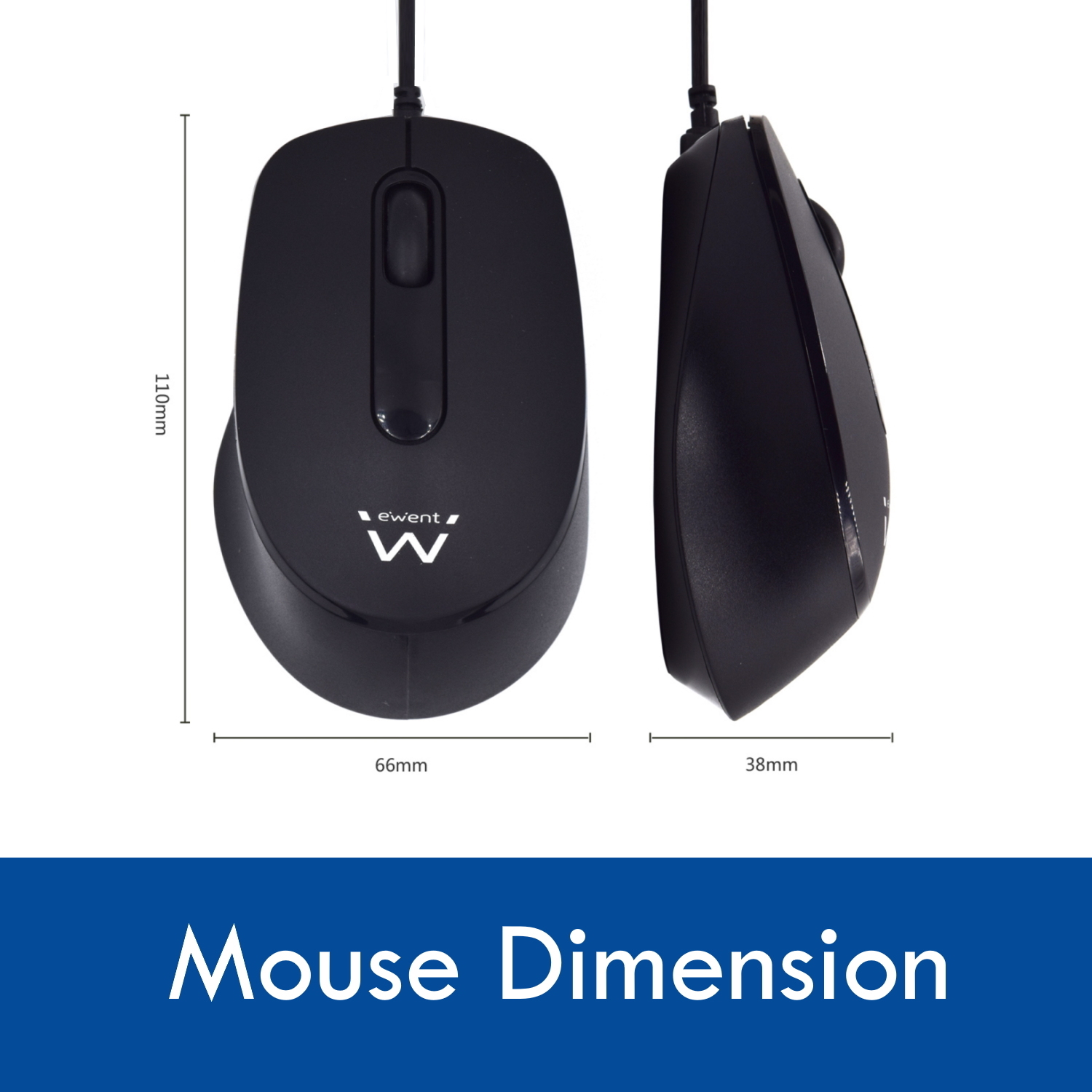 Ewent EW3007 keyboard Mouse included Office USB QWERTY Portuguese Black – image 6