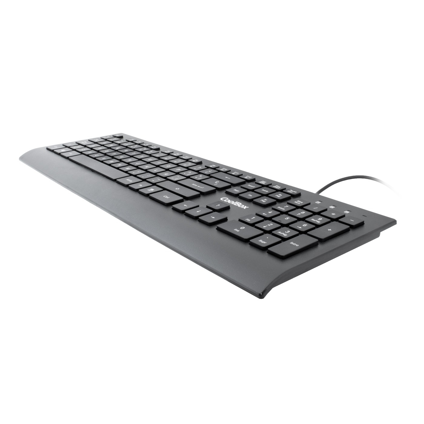 CoolBox COO-TEC01-U keyboard Home/Office USB QWERTY Spanish Black – image 2