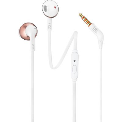 JBL T205 Headset Wired In-ear Calls/Music Rose gold