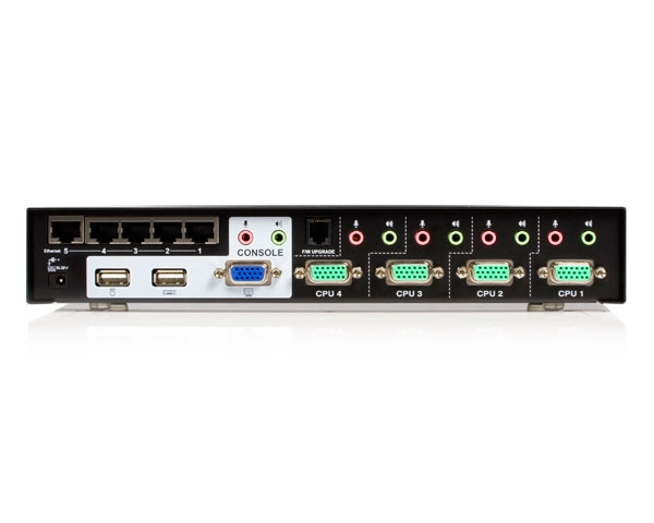 StarTech.com 4-Port USB KVM Switch Audio & Ethernet Hub – image 3