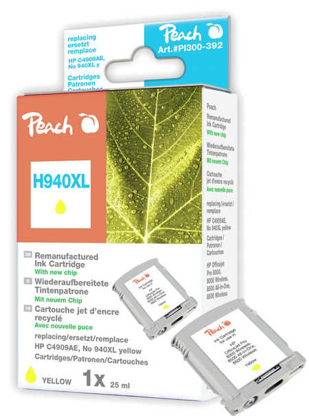Peach 316218 ink cartridge 1 pc(s) Yellow
