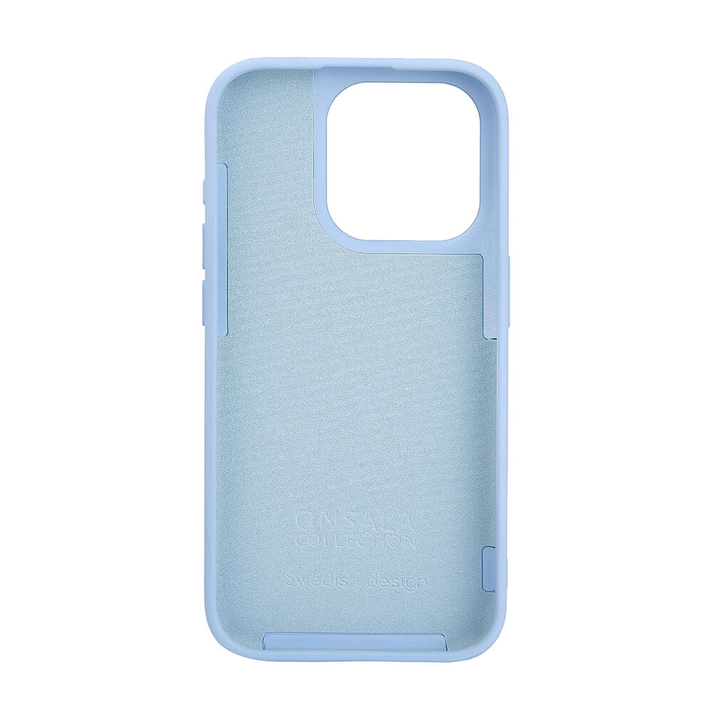 Onsala Phone Case with Silicone Feel MagSeries Light Blue - iPhone 15 Pro – image 3