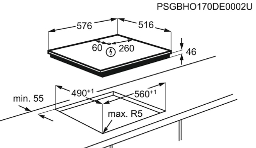 AEG IKS6441CXB Black Built-in – image 9
