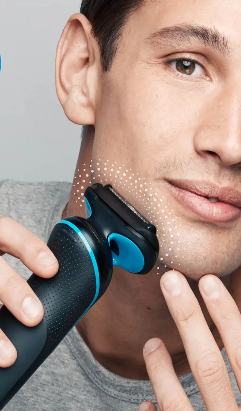 Braun 51-B1000s Foil shaver Black, Blue – image 3