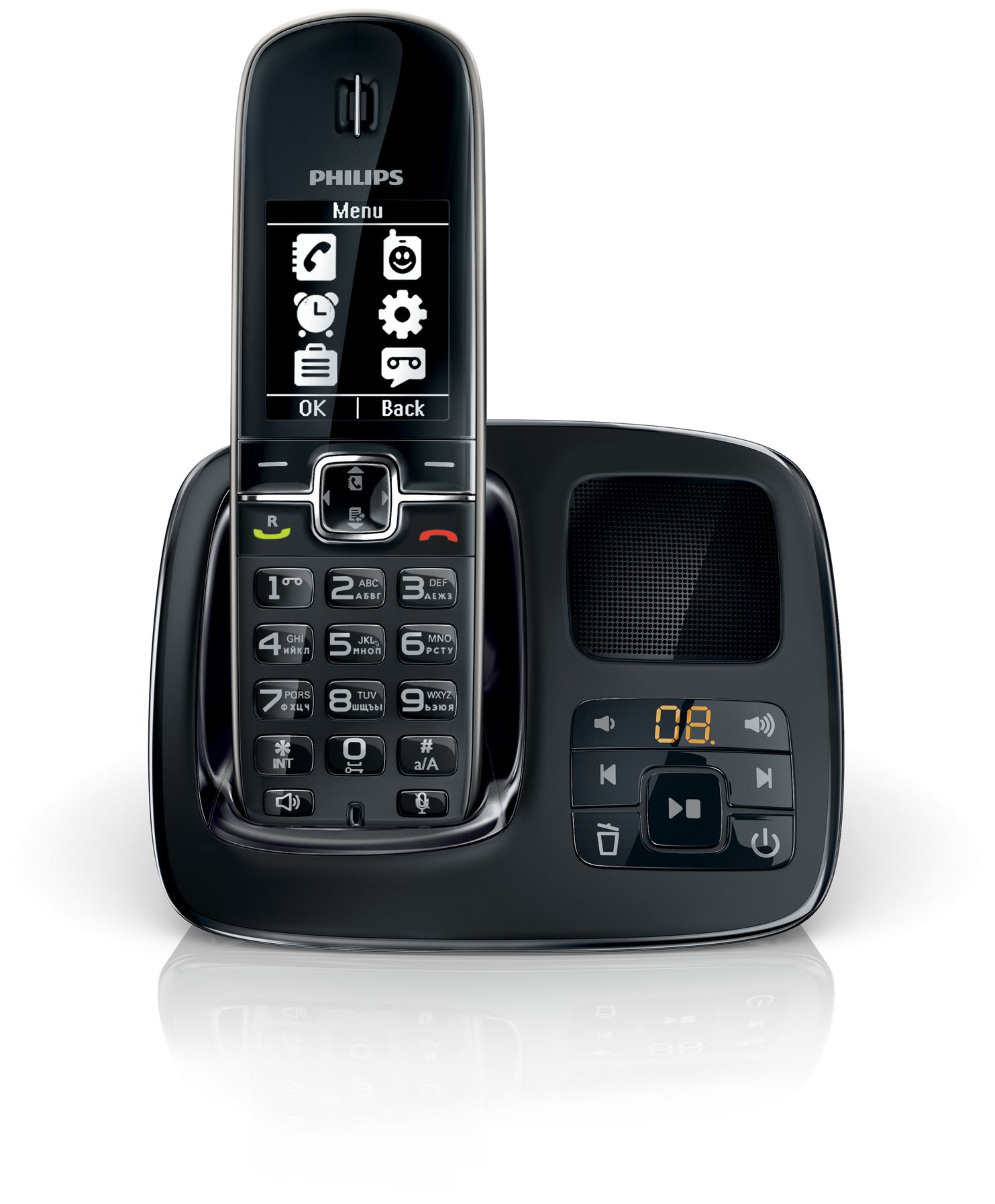 Philips BeNear CD4951B/51 telephone DECT telephone Caller ID Black – image 2