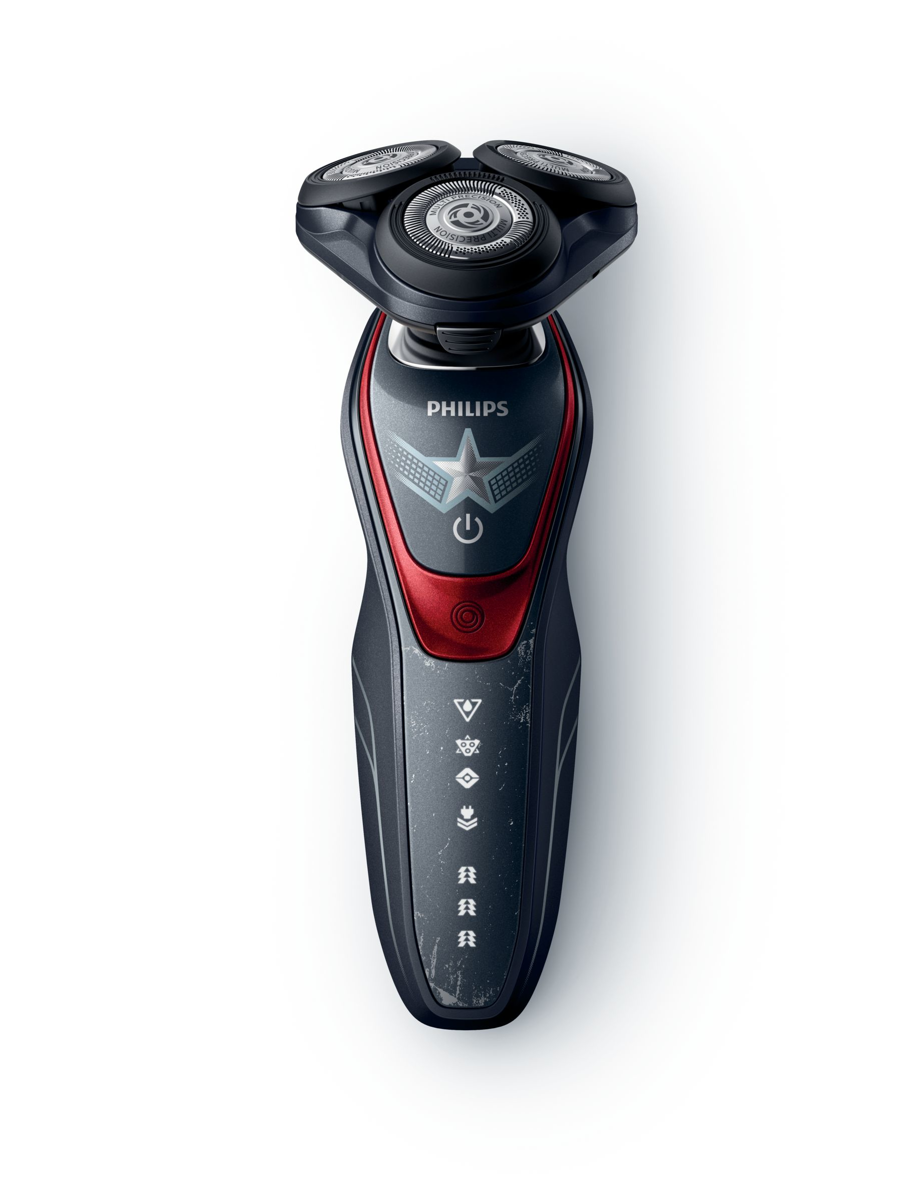 Philips Marvel MVL5598/69 men's shaver Rotation shaver Black, Red