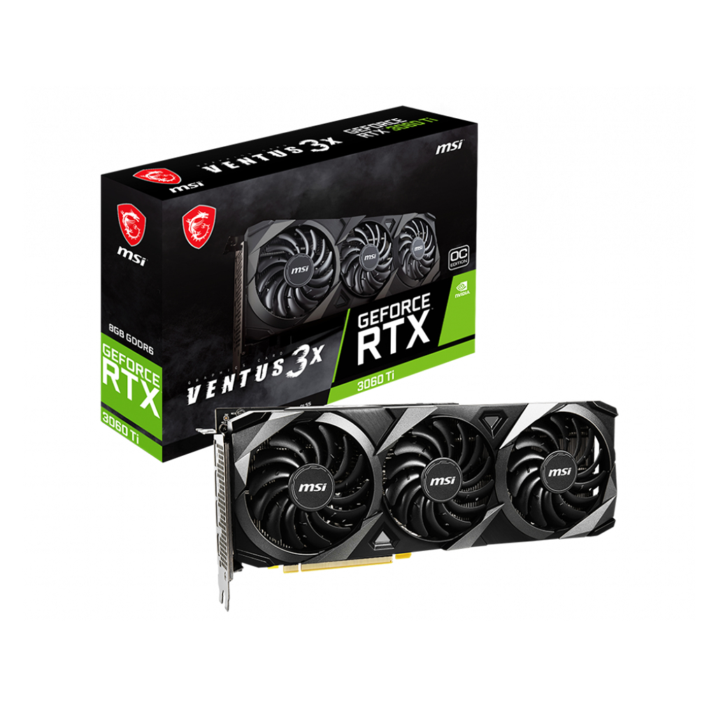 MSI GeForce RTX 3060 Ti Ventus 3X 8G OC LHR – image 5