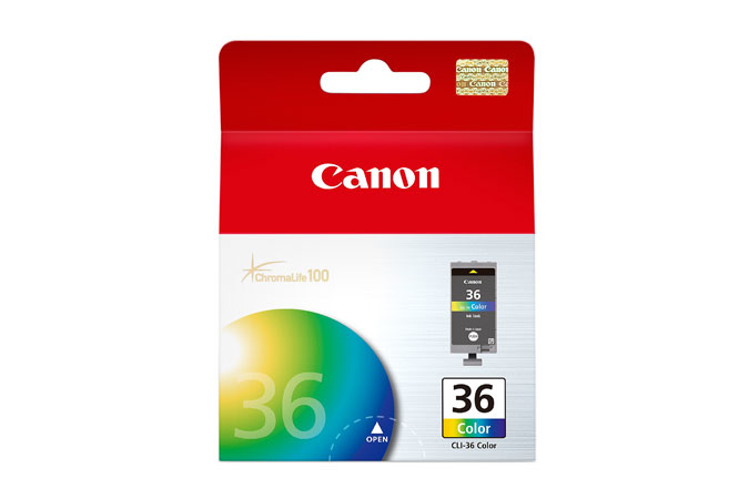 Cartucho De Tinta Canon Cli 36 Color Para Ip100 (1511B002Aa) - 1511B020AA