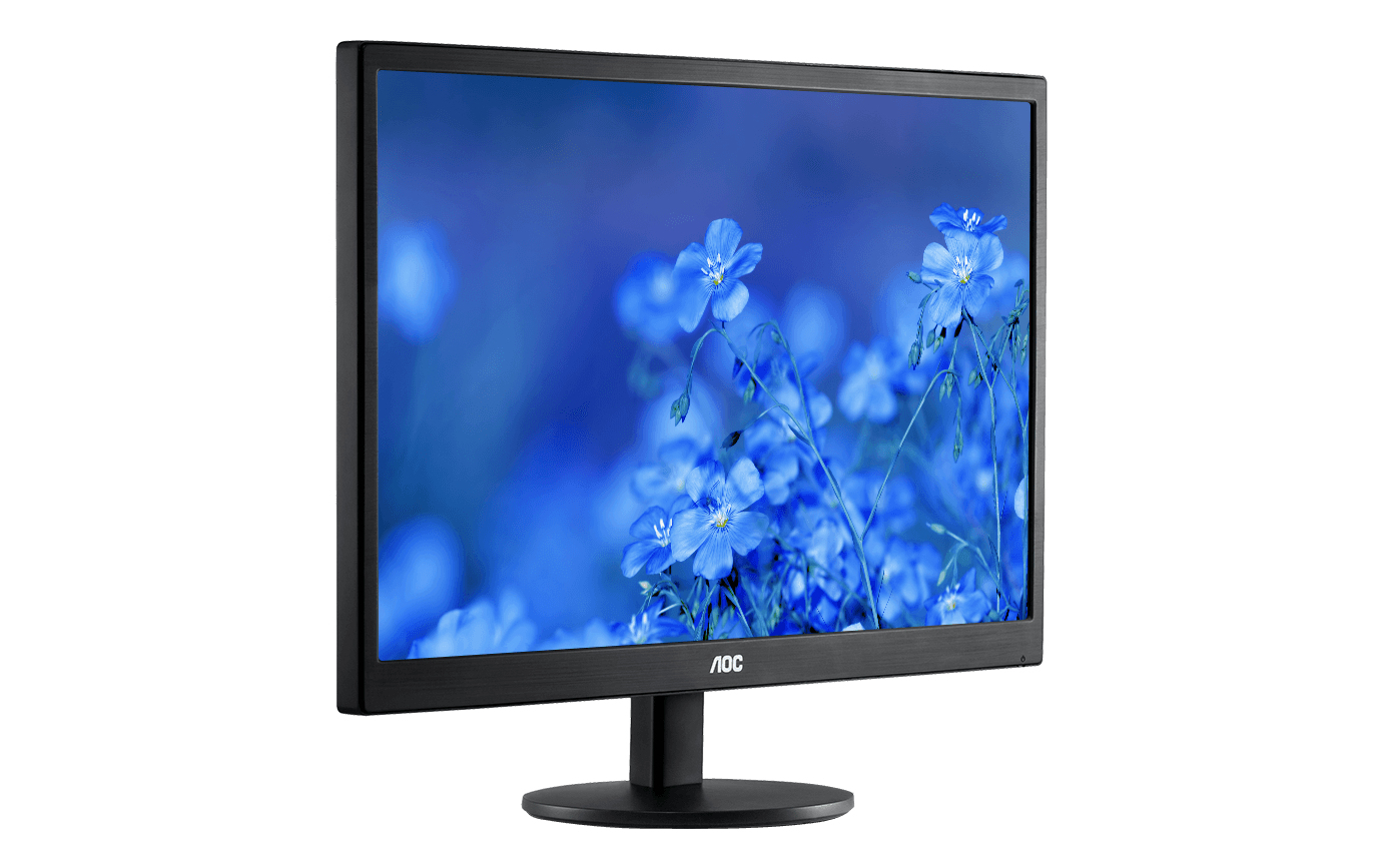 AOC E1670SWU/WM computer monitor 39.6 cm (15.6″) 1366 x 768 pixels WXGA LED Black image 2