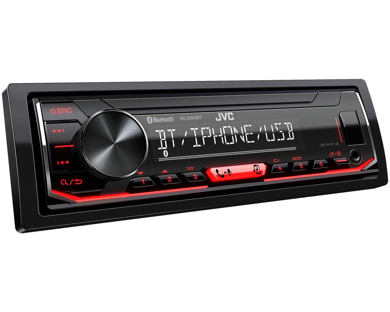 JVC KD-X362BT Black Bluetooth – image 2