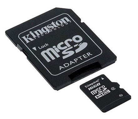 Kingston Technology 16GB MicroSDHC Card