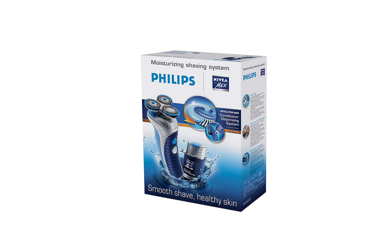 Philips HS8020/19 men's shaver Rotation shaver Blue, Silver – image 4