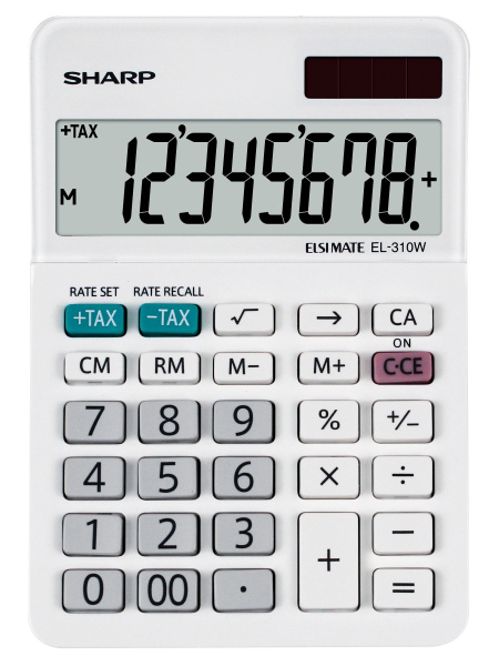 Sharp EL-310W calculator Desktop Financial White
