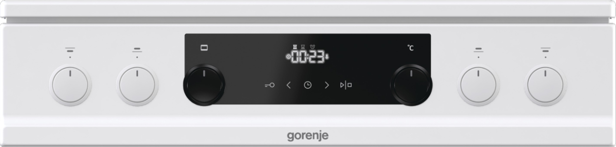 Gorenje EC635PG Freestanding cooker Electric Zone induction hob Black, White – image 3