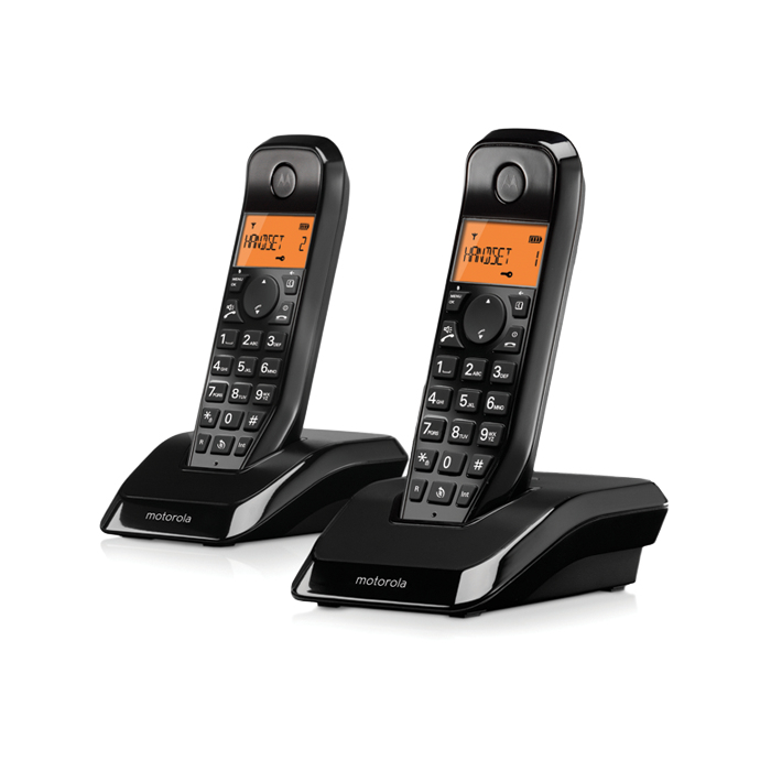 Motorola S1202 telephone DECT telephone Caller ID Black