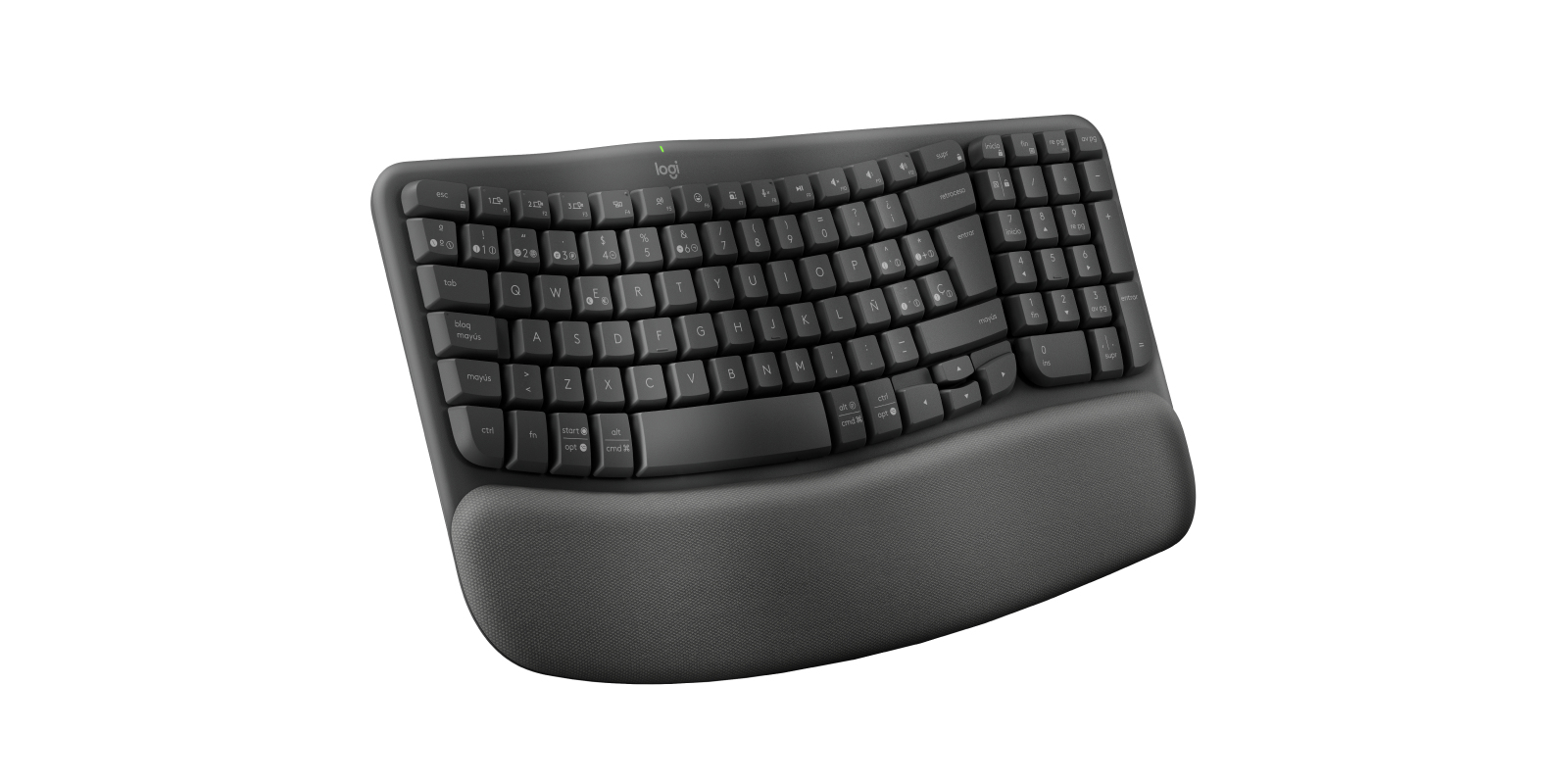 Teclado Logitech WAVE KEYS - Inalámbrico - USB - Negro - 920-012278