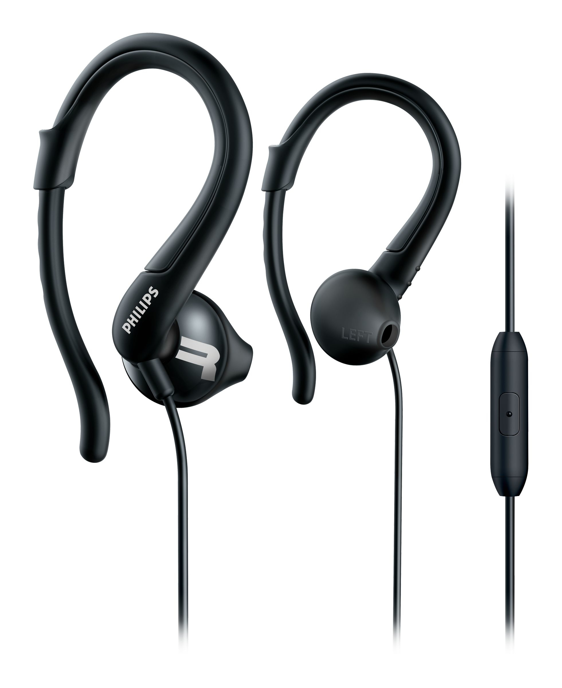 Philips ActionFit Sports headphones with mic SHQ1255TBK/00 – image 1