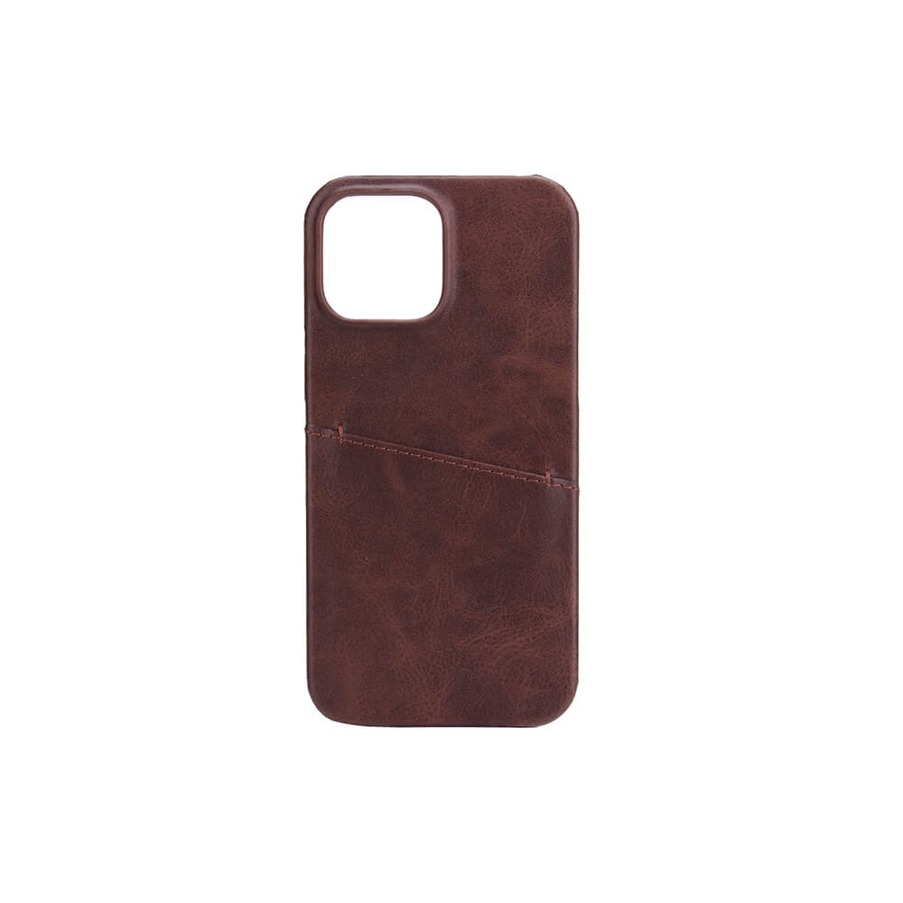 Onsala Mobile Cover Brown with Cardpocket iPhone 13 Pro Max