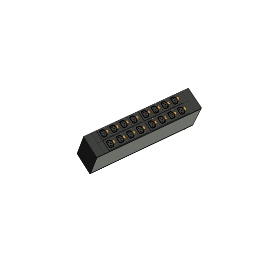 Middle Atlantic LP-62320 power distribution unit (PDU) 16 AC outlet(s) 2U Black – image 1