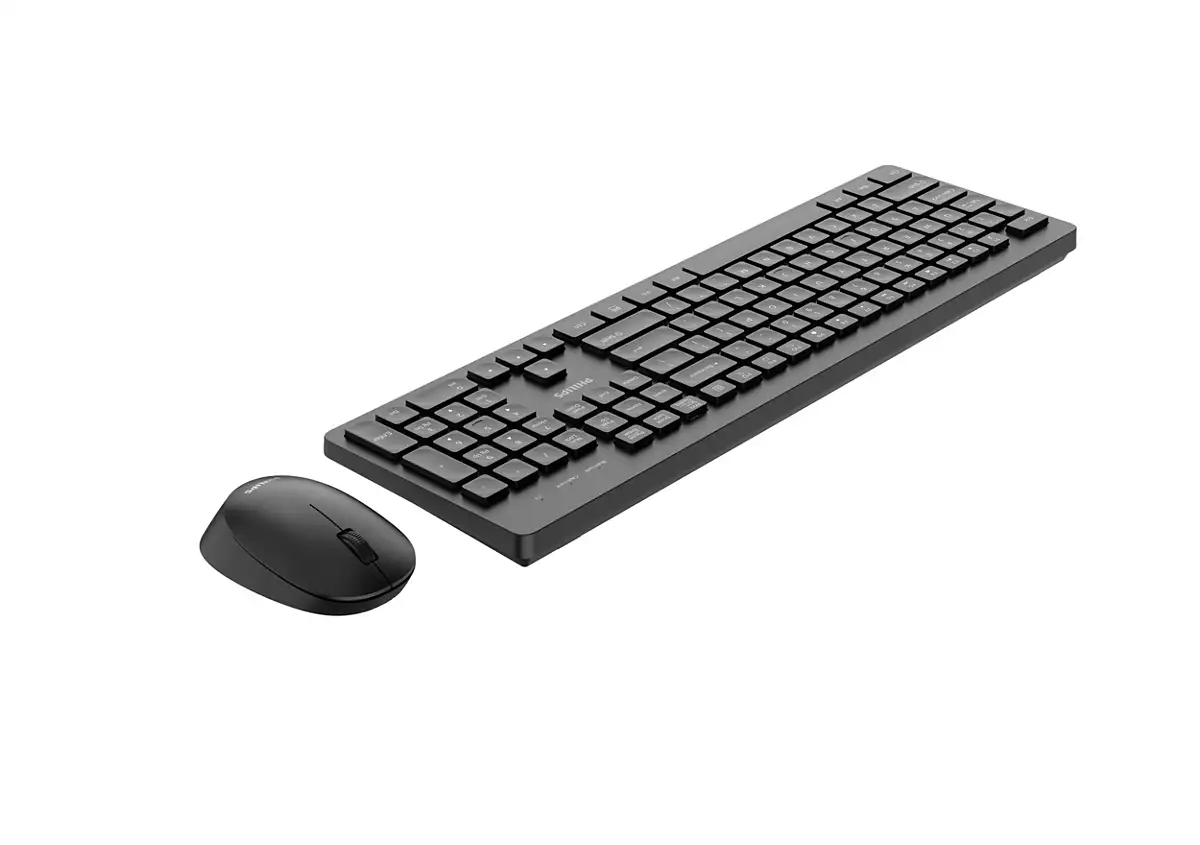Philips 3000 series SPT6308B/94 keyboard Mouse included Home/Office RF Wireless QWERTY Black – image 2