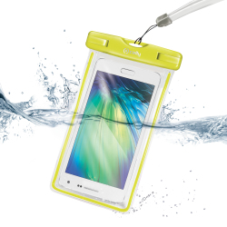 Celly WPCBAGXL01 mobile phone case Sleeve case Transparent, Yellow