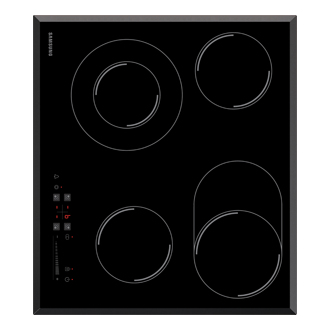 Samsung CTR164NC01/XTR hob Black Built-in – image 2