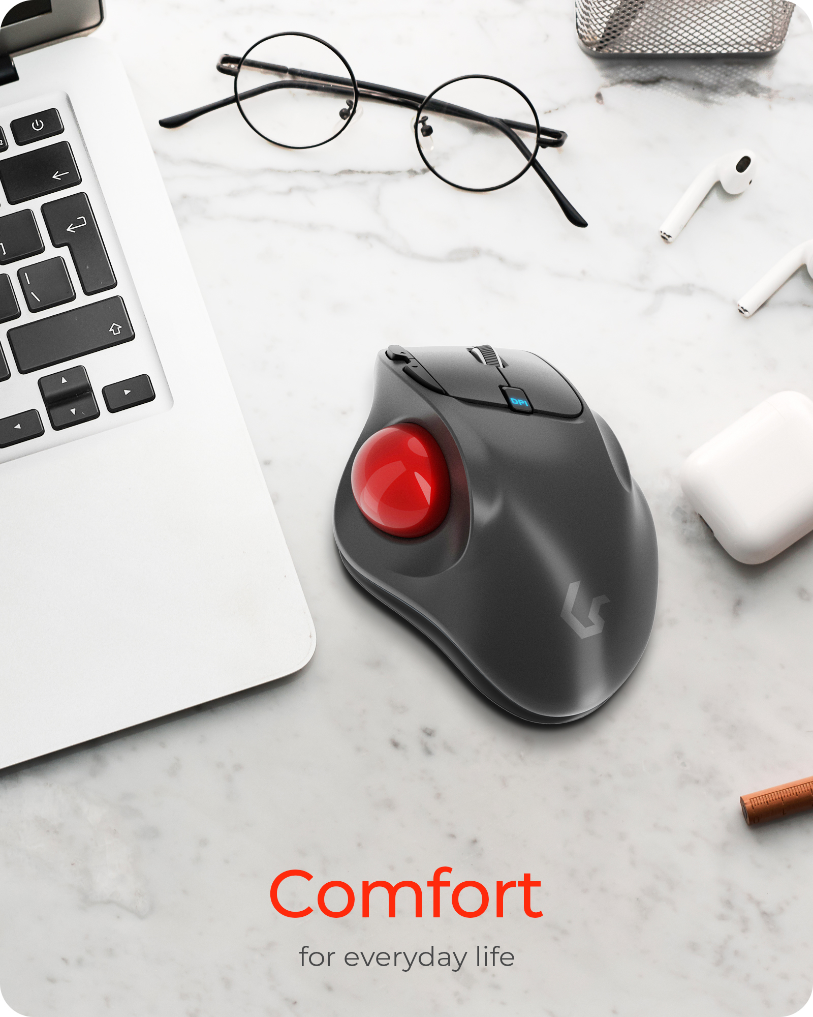 KeySonic KSM-6101RF-EGT mouse Office Right-hand RF Wireless 1000 DPI – image 4