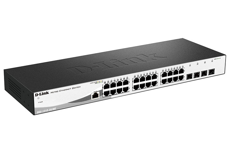 D-Link DGS-1210-28/ME/A1A network switch Managed L2 Gigabit Ethernet (10/100/1000) 1U Black – image 2