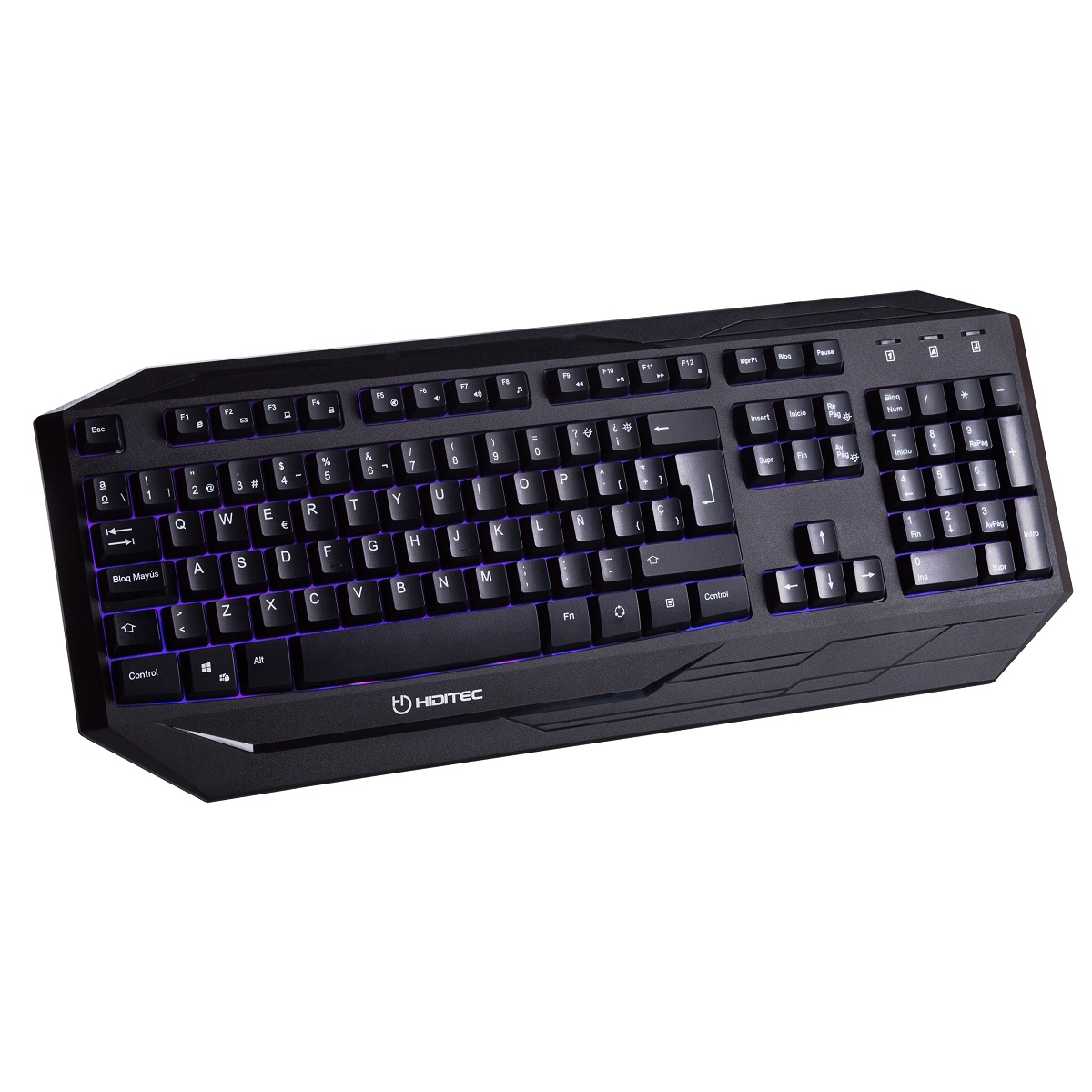 Hiditec GK200+ESUS keyboard Mouse included Gaming USB QWERTY Spanish Black – image 8