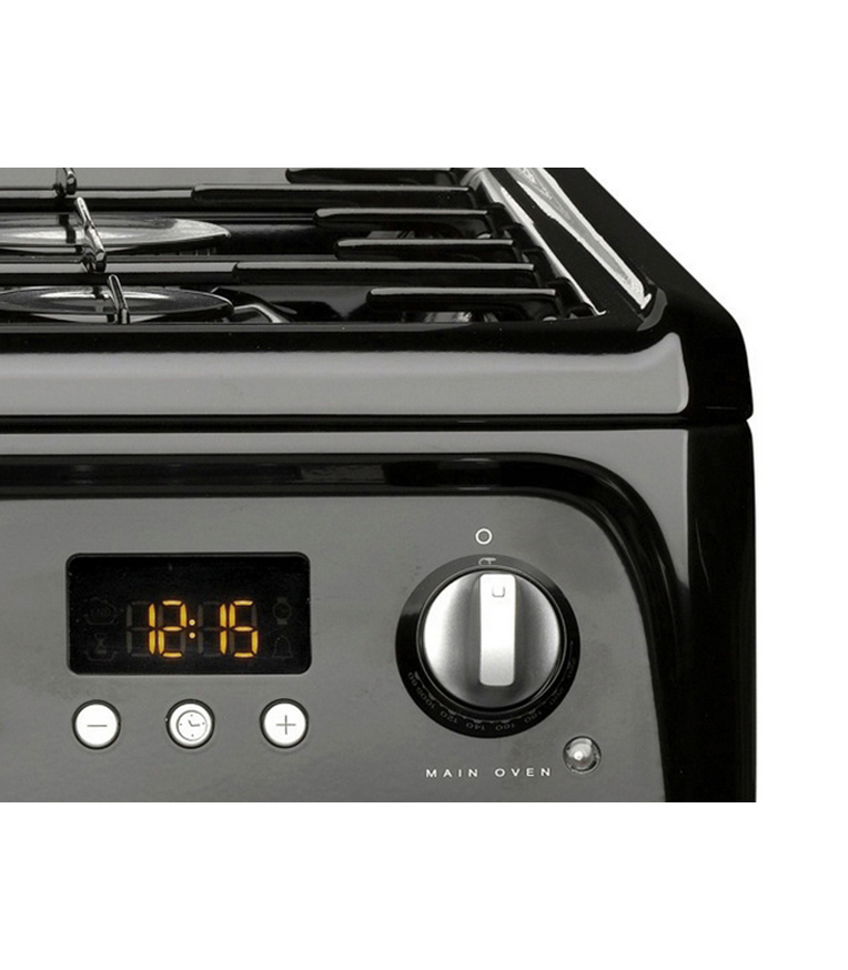 Hotpoint HUD61KS cooker Freestanding cooker Electric Gas Black – image 3