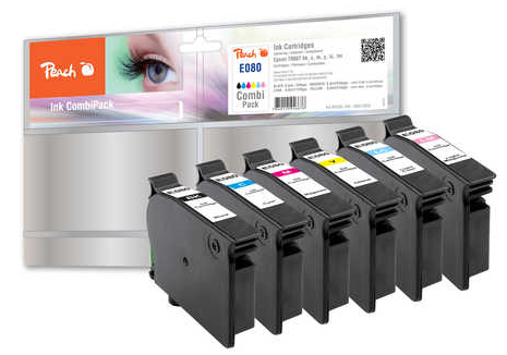 Peach 312902 ink cartridge 6 pc(s) Black, Cyan, Light Cyan, Light magenta, Yellow