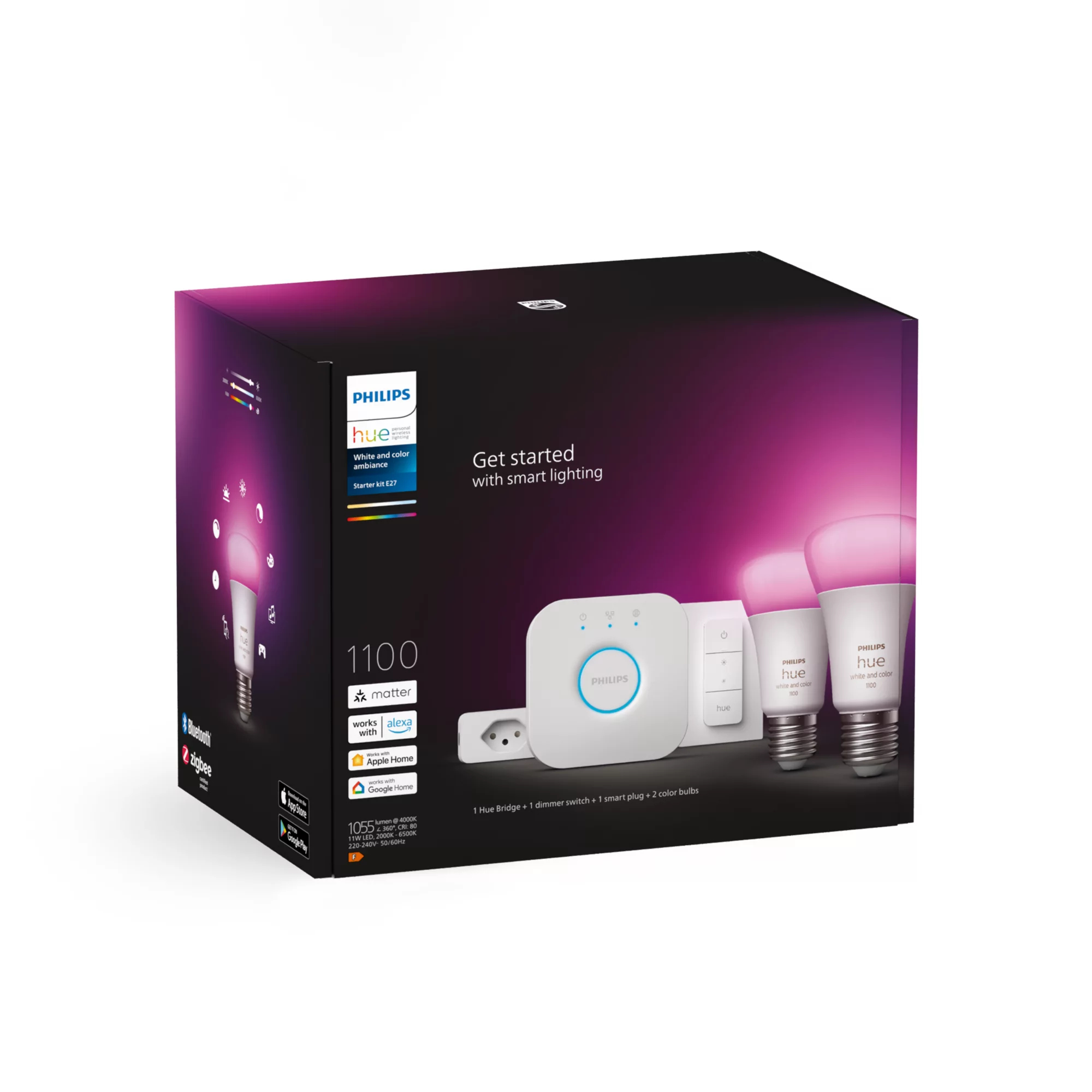 Philips by Signify Philips Hue White and colour ambience 8719514336094 smart lighting Smart lighting kit Bluetooth/Zigbee – image 3