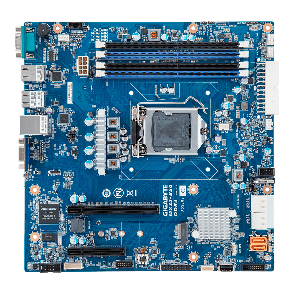 GIGABYTE MX32-BS0 Intel C242 LGA 1151 (Socket H4) micro ATX – image 3