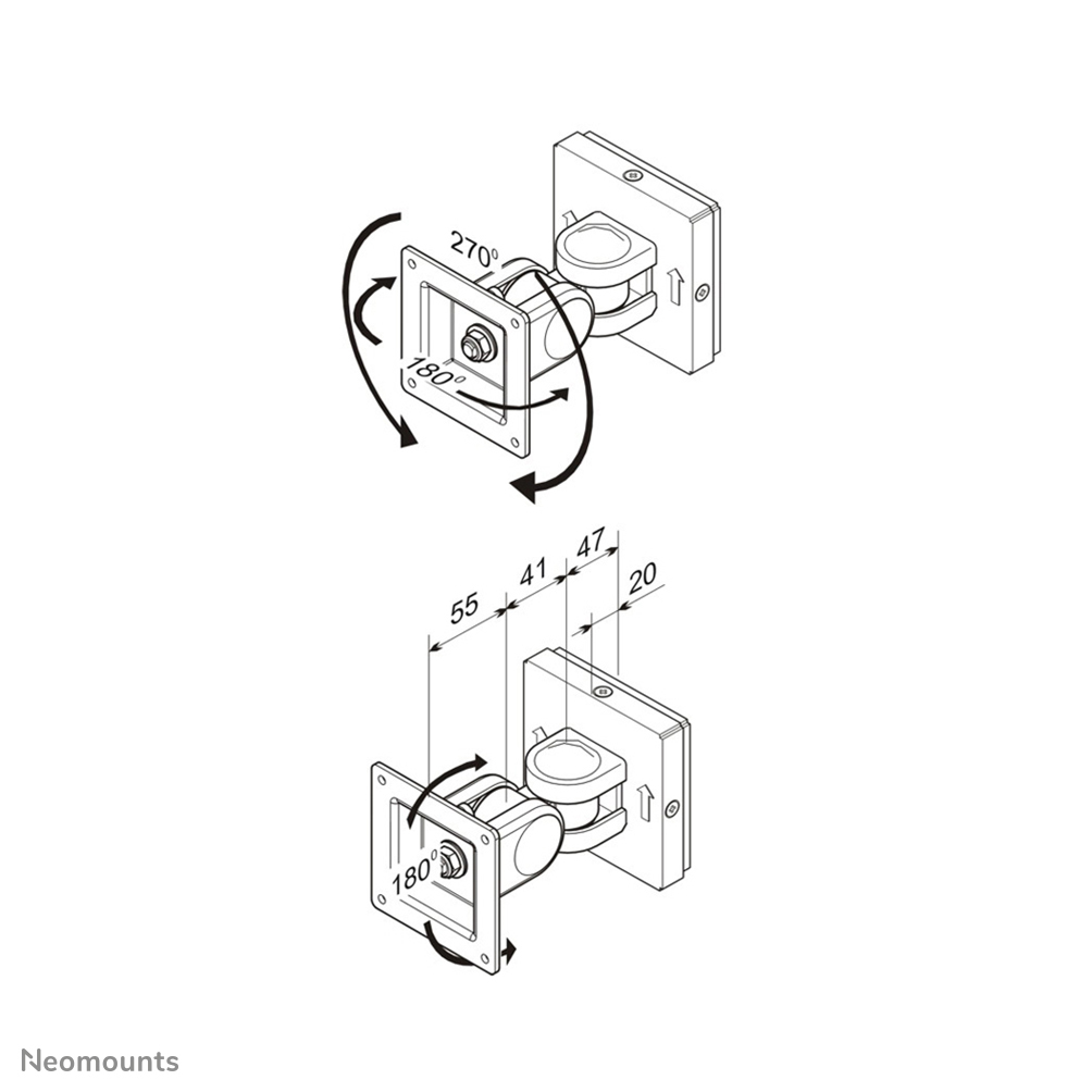 Neomounts tv wall mount – image 3