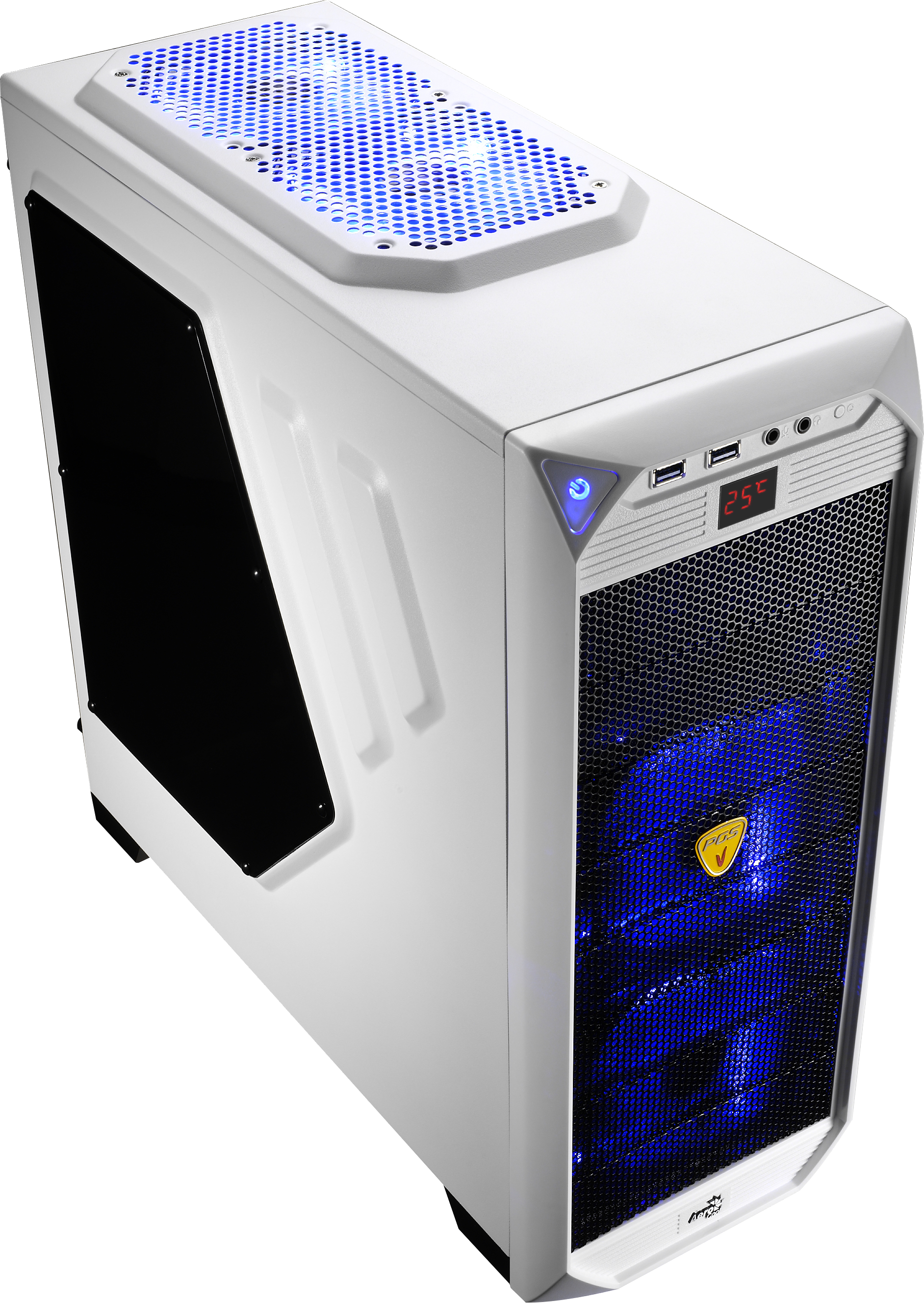 Aerocool VS92WHW computer case Midi Tower Black, White – image 4
