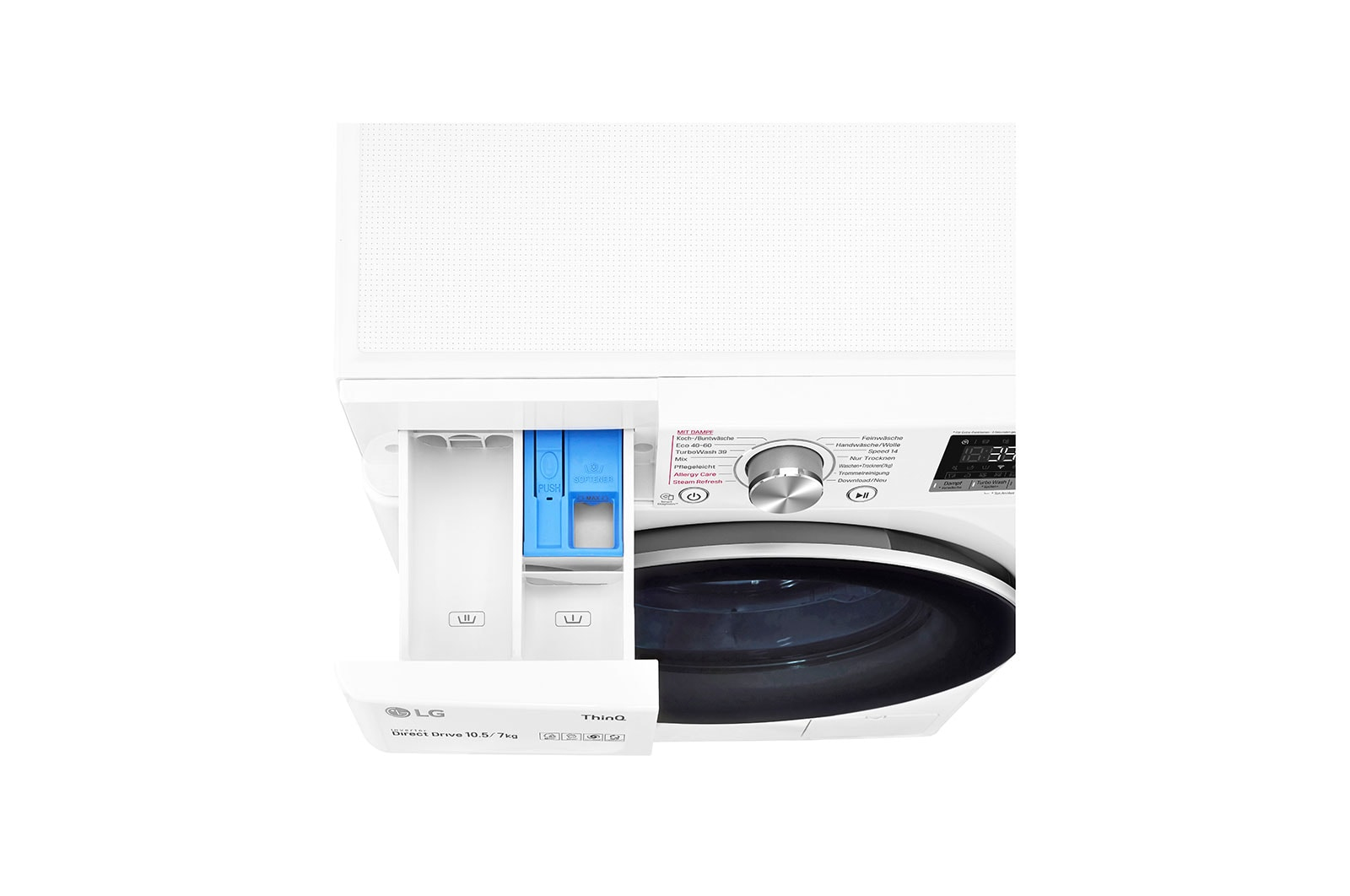 LG V7WD107H2E washer dryer Freestanding Front-load White – image 6