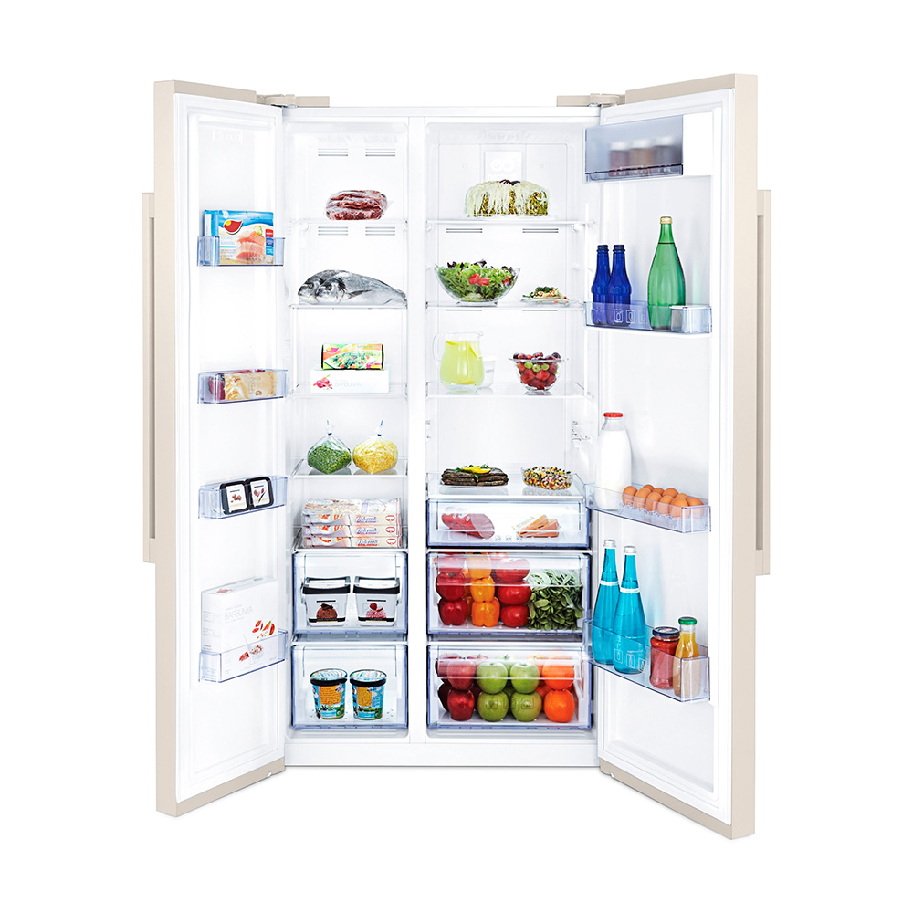 Beko GN163120B side-by-side refrigerator Freestanding – image 2
