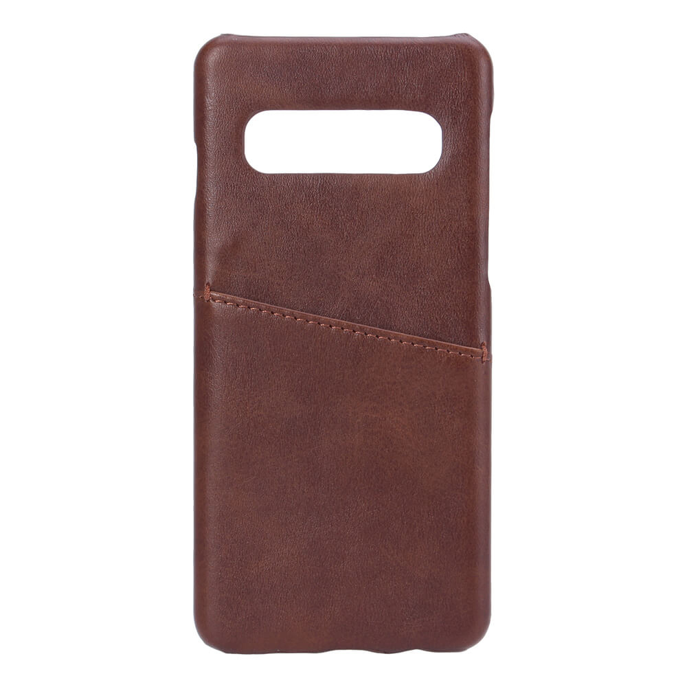 Onsala Mobilecover Brown Samsung S10 Creditcard Pocket