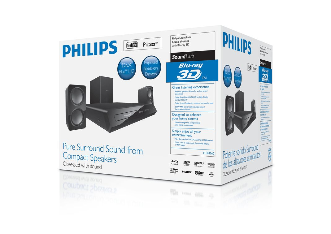 Philips 2.1 Home theater HTB3260/12 – image 3