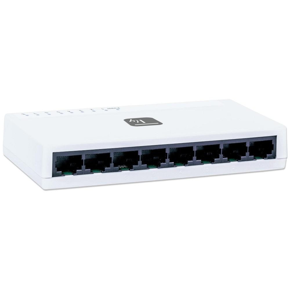 Techly 8 Ports 10/100 Mbps Fast Ethernet Switch Hub I-SWHUB-080TY – image 6