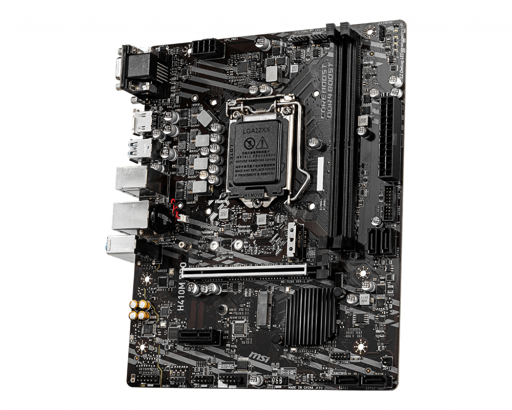MSI H410M-PRO motherboard Intel H410 LGA 1200 (Socket H5) micro ATX – image 3