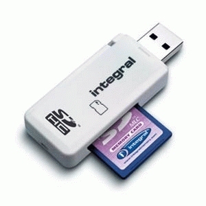 Integral 2GB SD + USB card reader – image 2