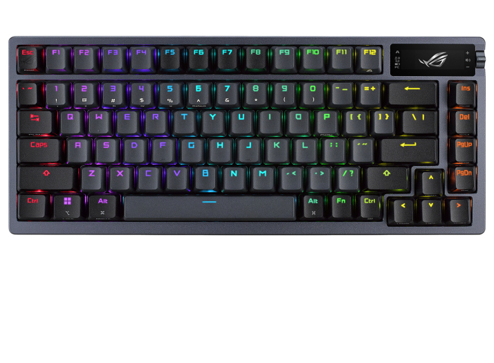 ASUS Azoth keyboard Gaming USB + RF Wireless + Bluetooth QWERTY English Metallic – image 1