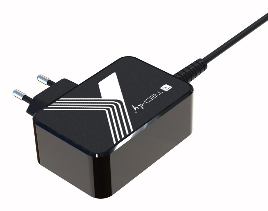 Techly IPW-PD45W-BKTY mobile device charger Laptop, Smartphone, Universal Black AC Fast charging Indoor – image 4