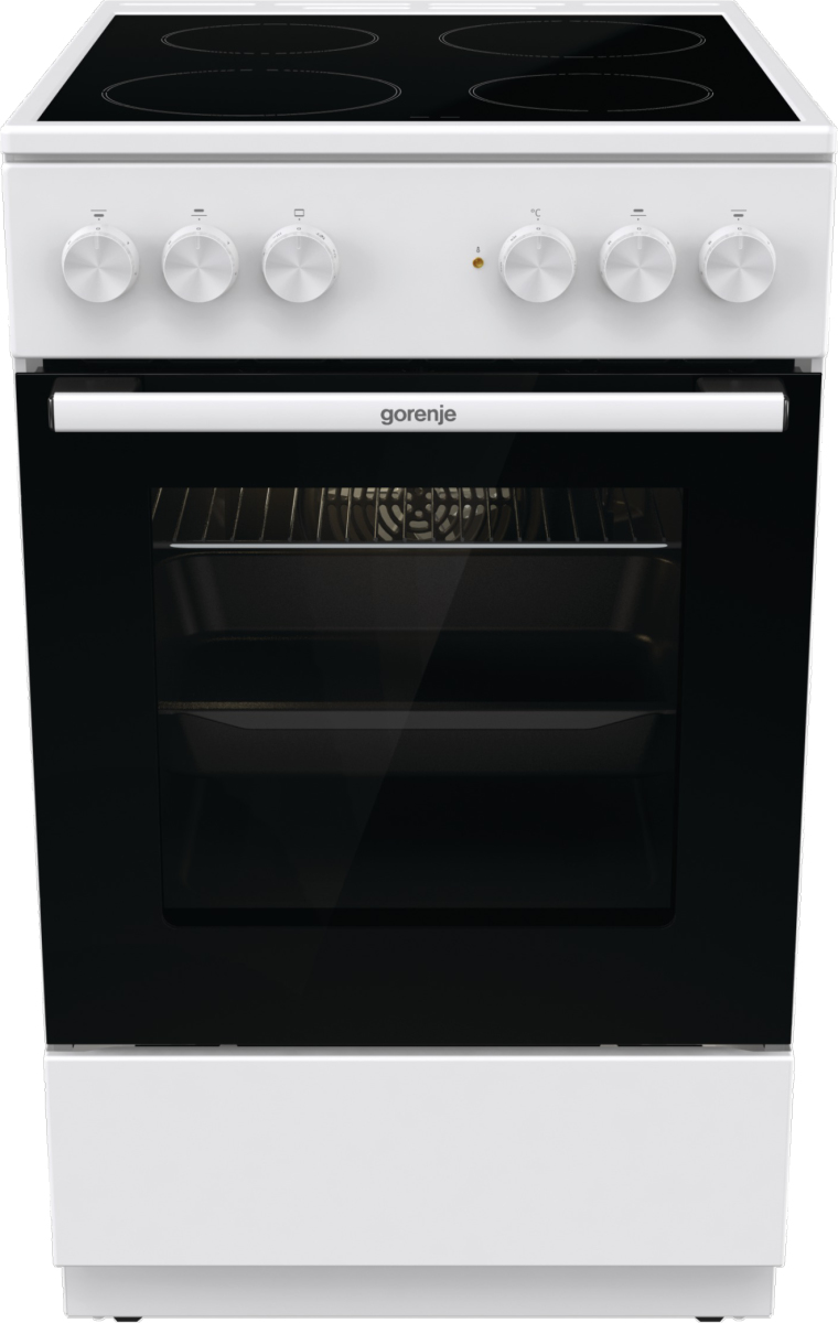 Gorenje GEC5A41WG Freestanding cooker Electric Ceramic hob White